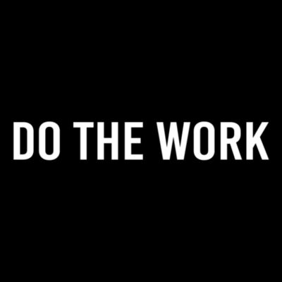 DO THE WORK - MEN'S T-SHIRT - BLACK - $TGE3AQ$ Design